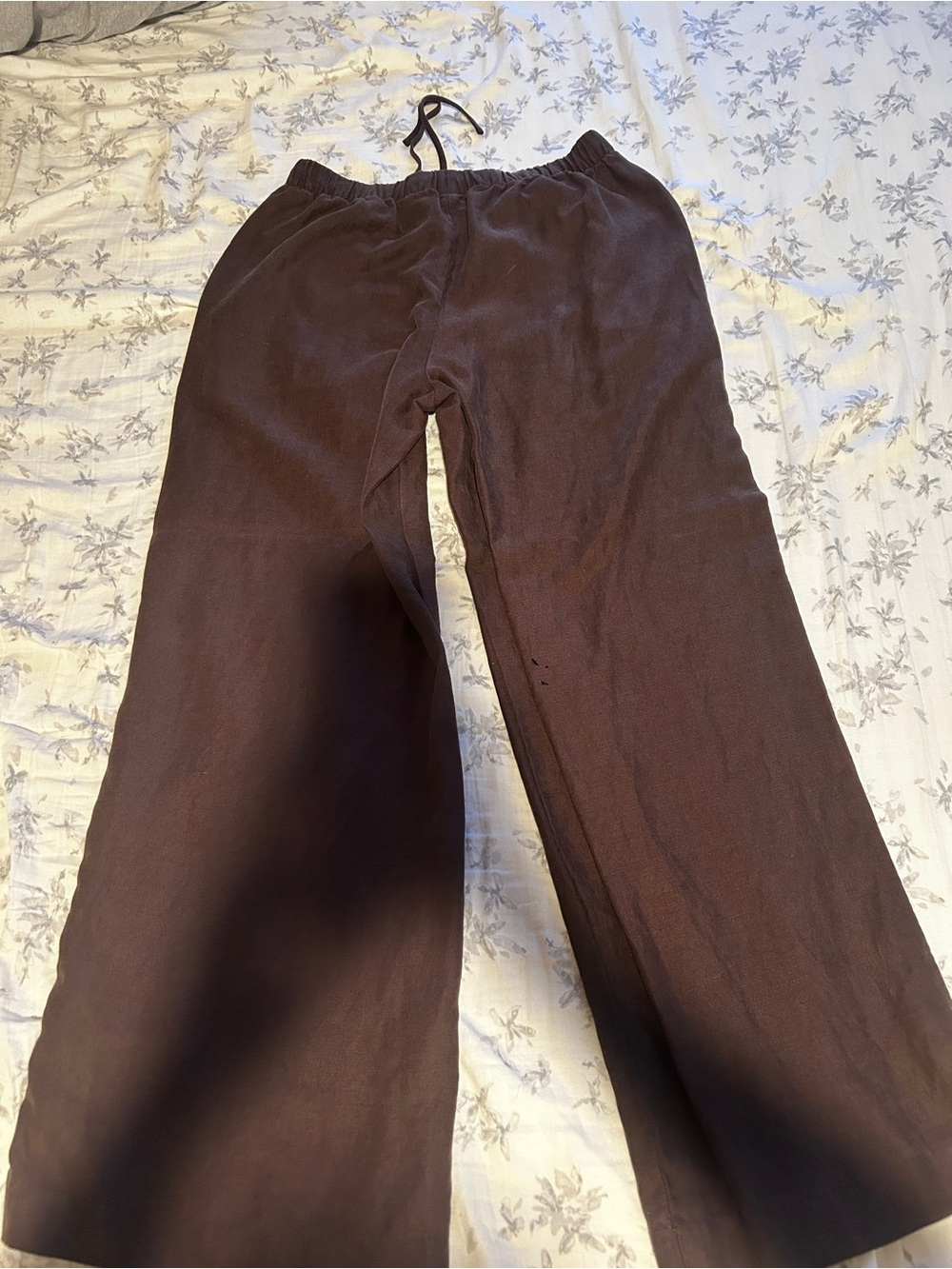 Aritzia Wide-Leg Pull-On Pants - Brown - Picture 4 of 7